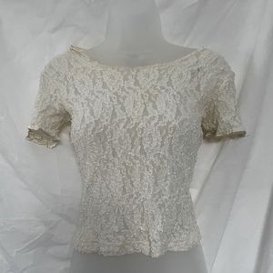 🕊️ Soft Grunge RIPE 90s Y2K Lace Tee Top